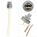 2X 7440 T20 Male Socket Wiring Harness for DRL Backup Turn Signal Light Lamp