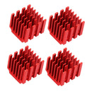 4PCS Stepper Motor Driver  Sinks Cooling Block Heatsinks For LV8729 Red