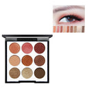 Novo 9 Color Smooth Eyeshadow Palette Matte Shimmer Eye Shadow Powder Natur