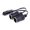 12V Double power dual car cigarette lighter socket plug adaptor charger splittJR