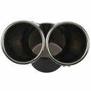 Universal Car Vehicle Exhaust Muffler Steel Tail Pipe:Bending Double Tube(s L9D6