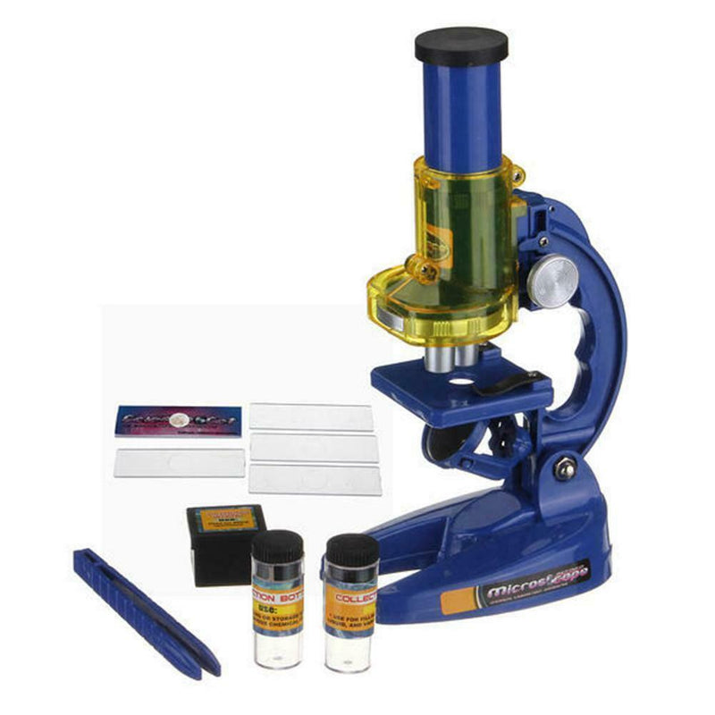 Microscope Kit Lab 100X 200X 450X Refined Biological Microscope for Kids