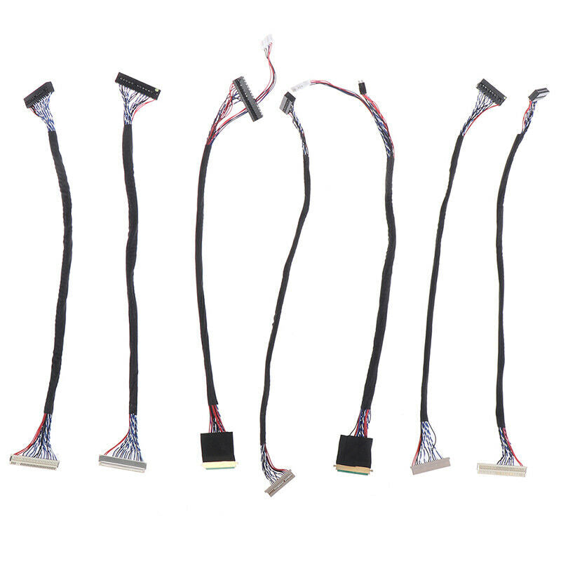 15pcs LVDS cable kit 10-65inch 20-50pin 6bit 8bit Commonly used screen cable Hn