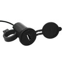 Waterproof USB Charger Socket Adapter Power for 12V Car Motorcycle Handlebar `Z