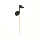6pcs musical note cupcake toppers birthday cake topper music party decoration 3C