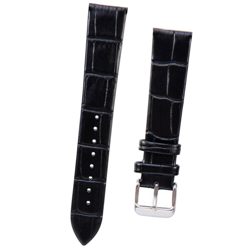 Smart Sports Bluetooth PU Leather Watch Strap for Huawei B5 18mm black