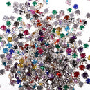 300x Acrylic Crystals Loose Faceted Beads Sewing Wedding Embellishment 4mm
