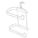 Iron Paper Roll Towel Holder Racks Under Cabinet Door Drawer