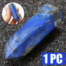 Natural Rock Lapis Lazuli Quartz Crystal Stone Point Healing Wand Obelisk Decor