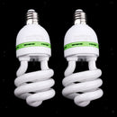 2 Pcs E27 Negative Ion Spiral Light Bulb Ionizer Anion Air Purifier Bulb 18W