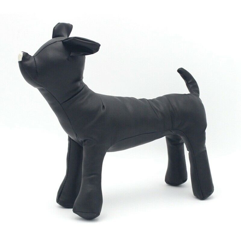 Leather Dog Mannequins Standing Position Dog Models Toys Pet Animal Shop Di