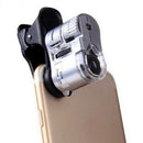 60X Mini Jeweller Pocket Microscope Magnifier Loupe Glass with LED Light zxc