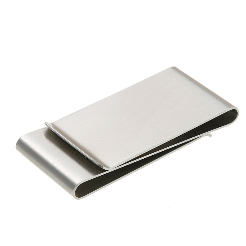 Fashion Stainless Steel Cash Clamp Holder Portable Money Clip Wallet