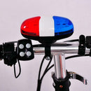 Bicycle Bell 6 Flashing LED 4 Sounds Police  Loud Siren Trumpet Horn Bike L Top