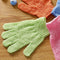 1 Pair Shower Bath Gloves Exfoliating Wash Skin Spa Massage Scrub Body Scrubber