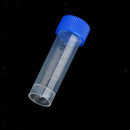 20pcs 5ml Graduated Cryovial Cup Specimen Sterile Container with Screw Cap