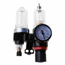G1/4'' In line Air Compressor Filter Regulator Gauge Trap Oil Water 1.0MPa