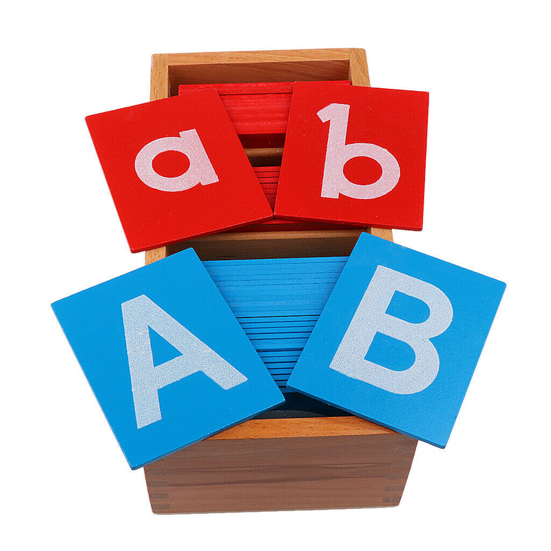 Wooden Baby Montessori Sand Alphabets Boards for Kindergarten Educational Letter