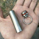 Metal Waterproof Tanks Medicine Capsule Pill Box Organiser Container Bottle X8H9