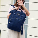 Women Mummy Maternity Travel Backpacks Baby Nursing Handbags (Dark Blue)