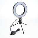 16cm LED Ring Light w/ Tripod Stand for Live Stream / Makeup +Selfie Stick