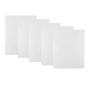 5pcs ABS Styrene Plastic Flat Sheet Plate Craft 0.5mm x 200mm x 250mm, White
