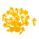 20pcs Door Trim Fastener Clip 6507686AA For Jeep Grand Cherokee Yellow Nylon