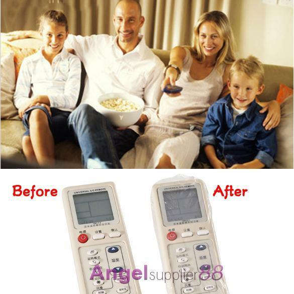 5X Heat Shrink Film TV Air-Conditioner Video Remote Control Protector Cover
