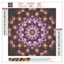 4 Pack Fantasy Flower DIY 5D Diamond Painting Full Drill Cross Stitch Home Decor