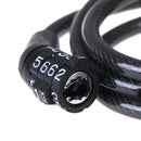 Cycling security 4 digit combination password bike bicycle cable chain locME