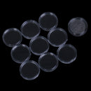 10Pcs 20mm plastic round applied clear cases coin storage capsules holder 3c