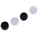 6 Pairs/2*(S+M+L) universal in-ear earphone headphoe earbuds silicone rubber ME