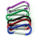 12 X Mini Aluminum Lock Keychain Carabiner Camp Hook Outdoor Hiking Snap 5CM
