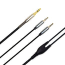 Replacement Audio Cable 3.5mm Male to 2.5mm Male Splitter Adapter Cord Stereo