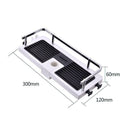 Bathroom Kitchen Corner Storage Rack Wall Makeup Organizer AU Shelf Shower B7E4