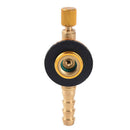 Stove Burner Furnace Connector Head Gas Tank Adapter Valve for Outdoor/Camping