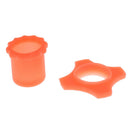 2pcs Wireless Microphone Mic Holder Anti-rolling Protection Rings+Bottoms