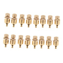 16 Pack Pure Copper Speaker  Stand Feet Cone Base Pads For Subwoofer