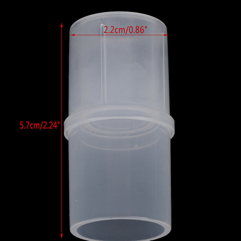 1XSlim CPAP Oxygen Tubing Adapter  Extend for CPAP Hose 15mm ID to 22mm ^