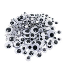 476x Colorful Self-adhesive Wiggle Googly Eyes Scrapbooking Craft Decoration