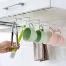 1PC Multifunctional Kitchen Storage Rack Nails Cupboard Hanging Hooks Wine
