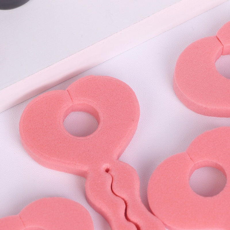 6Pcs Sponge Curler Hair Rollers Soft Foam Sponge Hair Curlers Tools Strip ToolTE