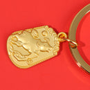 2021 Chinese Wind Ox Year lucky Bag Treasure Creative Fortune Car Keychain G Hn
