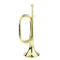 Cavalry Trumpet Marching Bugle Horn Mini Brass Instrument