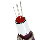 Cute Sewing Needles Pin Cushion Lipstick Shape Sewing Tool Purple