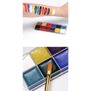 12 Color Face Body Art Painting Body Paint Oil Painting Tattoo Makeup Cosme I3I2