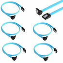 5 x 18 inch SATA 3.0 Cable SATA3 III 6GB/s Right Angle 90 Degree for HDD Ha R4Z4