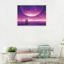 Moon Lovers 5D DIY Diamond Painting Full Round Drill Embroidery Art Picture