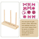 Solid Wood Bow Maker Lightweight Fun DIY Handmade Durable Effortless For Ribbon