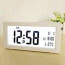 Alarm Clocks Bedside Non Ticking, Battery Operated Digital Clock Large Disp